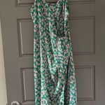 Karina Grimaldi  satin floral maxi dress Photo 1