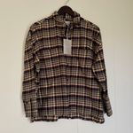 Everlane NWT  The Boxy 100% Cotton Flannel Medium Photo 2