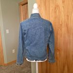 Christopher & Banks vintage y2k  ruffle Jean jacket Photo 4