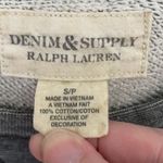 Denim & Supply  RL Drop Waist Sweatshirt Top Small Photo 2