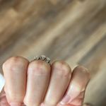 NWOT opal ring Silver Size 6 Photo 4