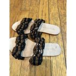 Ulla Johnson  Cosa Flat Sandal, Noir, Size 6, EUC Photo 3