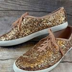 Keds  Champion Rose Gold Glitter Celebrations Lace Up Shoes Size 7.5 Photo 0