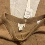 Nordstrom NWT Nordstorm Cotton Blend Sweater Joggers In Tan Camel Dark Heather Caslon XS Photo 4
