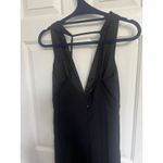 Lulus Black V Neck Wide Leg Jumpsuit Sz Small Photo 8