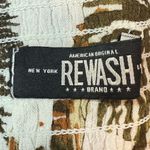 REWASH  Smocked Wrap Wide Leg Pants Palm Print XL Boho Gypsy Beach Vacation EUC Photo 11