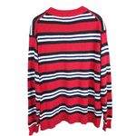 Tularosa Red Stripe Robbins Sweater Merino Wool Knit Oversized Size Medium Photo 2