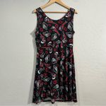 DC Comics  Harleen Harley Quinn Toss‑Print A‑Line Dress XL Skater NWT New Photo 6