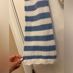 Hollister  Blue and White Knit Top Photo 3