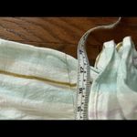 A New Day  striped ruffled sleeve shirt dress size small Photo 13