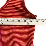 Lole  Tank Top Womens S Red Orange Stripe Scoop Stretch Athletic UPF 50+ Outdoors Photo 6