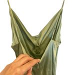 Cinq A Sept Emilia Silk Asymmetric Dress With Crystal Embellishment Pale Green Size 8 Photo 8