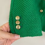 J.Crew  Green Picnic Tweed Comb Schoolboy Blazer Size 4 Photo 7
