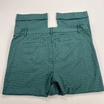 Betabrand crop Cuffed Dress Yoga Ponte Pant Green Geometric Pattern Size XLP Photo 9