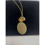 Pumpkin Necklace Halloween Charm Pendant Gold Tone Chain‎ Costume Jewelry Photo 2