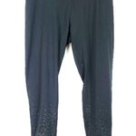 Z by zobha Print Metallic Black Leggings XXL Photo 0