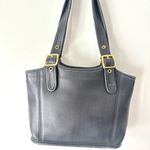 Coach Vintage Legacy Small Shopper Shoulder Tote Bag Purse 9086 Black Leather Photo 1