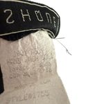 Artsy BOHO Black Top Women Size S Fish Doodle Print Crinkle Art To Wear Fashque Photo 8