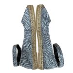 Free People 40 / US 9 Mason Ballet Espadrille Flats Zebra Animal Print Leather Photo 5