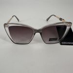 Kendall + Kylie NWT Charlotte Womens Cat Eye Polarized Sunglasses Gray Crystal Photo 10