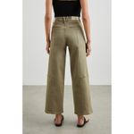 Rails Getty Crop Utility Wide Leg Jean Washed Olive Size 25 Photo 3