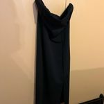 Leith  medium black strapless dress Photo 2