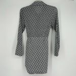 Free People Rillo Mini Shirt Dress Black Beach Summer Tie Front Size XS Photo 7