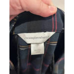 Christopher & Banks Pants Womens 16 Green Plaid Mid-Rise Holiday Party Festive Photo 7