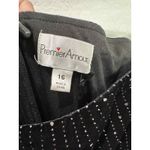 Premier‎ Amour Womens Plus size Sparkle Velvet Romper size 16 Black Photo 2