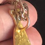 Vintage 70s Metropolitan Museum of Art Egyptian revival pendant on chain Photo 6