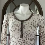 Free People  'Davis' Mottled Thermal Henley Tee, Size S, Excellent! Photo 2