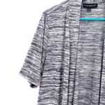 Lane Bryant Lane Bryant Size 14/16 Cardigan Gray Heathered Short Sleeved Duster Long Light Photo 2