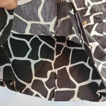 Lands' End Lands’ End Women's Brown & White Giraffe Golf Tennis Athletic Skort Size 6 Small Photo 3