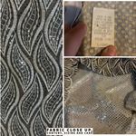 VINTAGE CIRCA 1990'S METALLIC SILVER DOUBLE LAYER SPARKLING COCKTAIL DRESS (L) Size L Photo 8