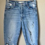 MOTHER Denim Mother The Super Stunner Distressed Ankle Jeans Photo 3