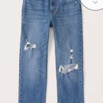 Abercrombie & Fitch Ultra High Rise Ankle Straight Jeans Photo 3