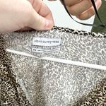 Urban Outfitters Women Leopard Print Twisted Long Sleeve Crop Top Size Medium Photo 3