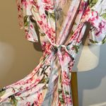Show Me Your Mumu  Pink and Green Floral Robe Photo 2