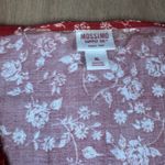 Mossimo Rust Floral Wrap Dress XL Ruffle Hem Fall Layering Short Sleeve Orange Photo 2