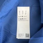 Hugo Boss NEW  Vollemo Wrap Front A-Line Midi Skirt in Mountain Blue Size 4, $298 Photo 7