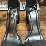 Lulus ‎ Black Suede Strappy Heels Size 10 Photo 6