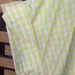 Ralph Lauren Lauren White And Yellow Plaid Tie Front Button Down Top Size XXL Photo 4
