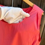 MARNI Sleeveless Pleated Shift Dress in Coral Poplin Size 42 IT (US 6) Orange Photo 8