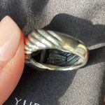 David Yurman Authentic  GARNET CLASSIC CABLE RING {Size 6} Photo 5