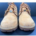 Timberland SKU 7755 Womens Nubuck Leather Ankle Boots Size 9.5 Photo 3