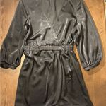 ZARA Elegant Black Wrap Dress Photo 2