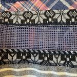 We The Free  People Shirt Petite Small Boho Park Ranger Plaid Button Up Blue Pink Photo 3