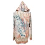 Chico's Chico’s Zenergy Hoodie Top Multicolor Boho Print Long Sleeve Size 2 Large Photo 2