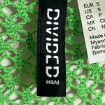Divided Women’s H&M Crochet Look Tie Detail Tank Top Bright Green Size Small Photo 2