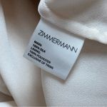 Zimmermann Zimmerman Beige Floral 100% Silk One Shoulder Ruffled Playsuit Women’s 3 US 10 Photo 9